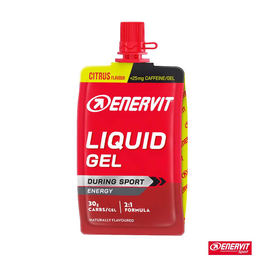 ENERVIT Sport LIQUID GEL COMPETITION s kofeinom, 60 mL – Citrus