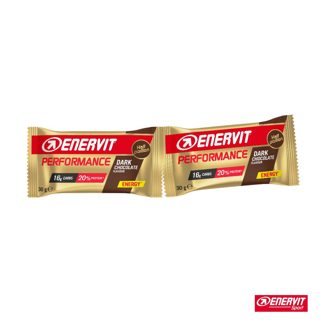 ENERVIT Sport PERFORMANCE BAR (DOUBLE CACAO), 2×30 g (60 g) – Kakav