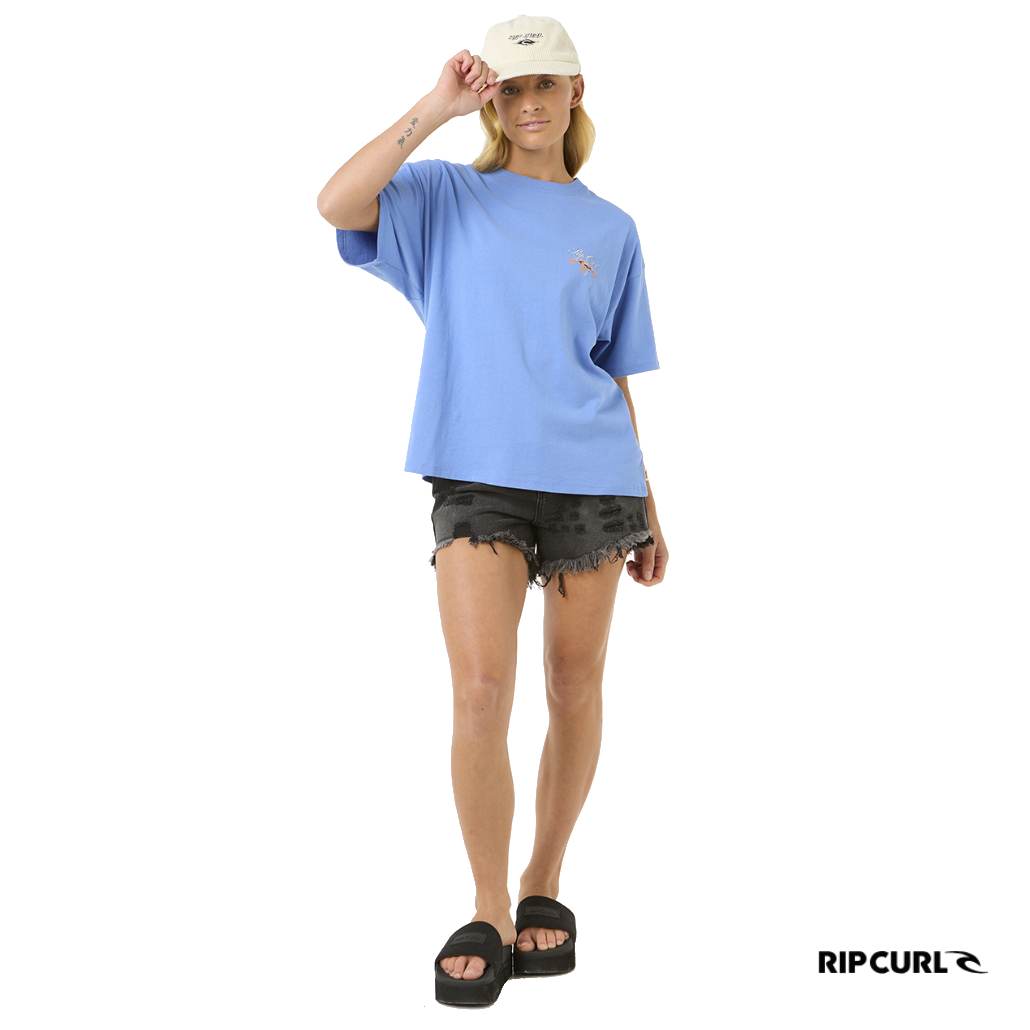 RIP CURL - ženska majica s kratkimi rokavi - Hibiscus Diamond Heritage Tee