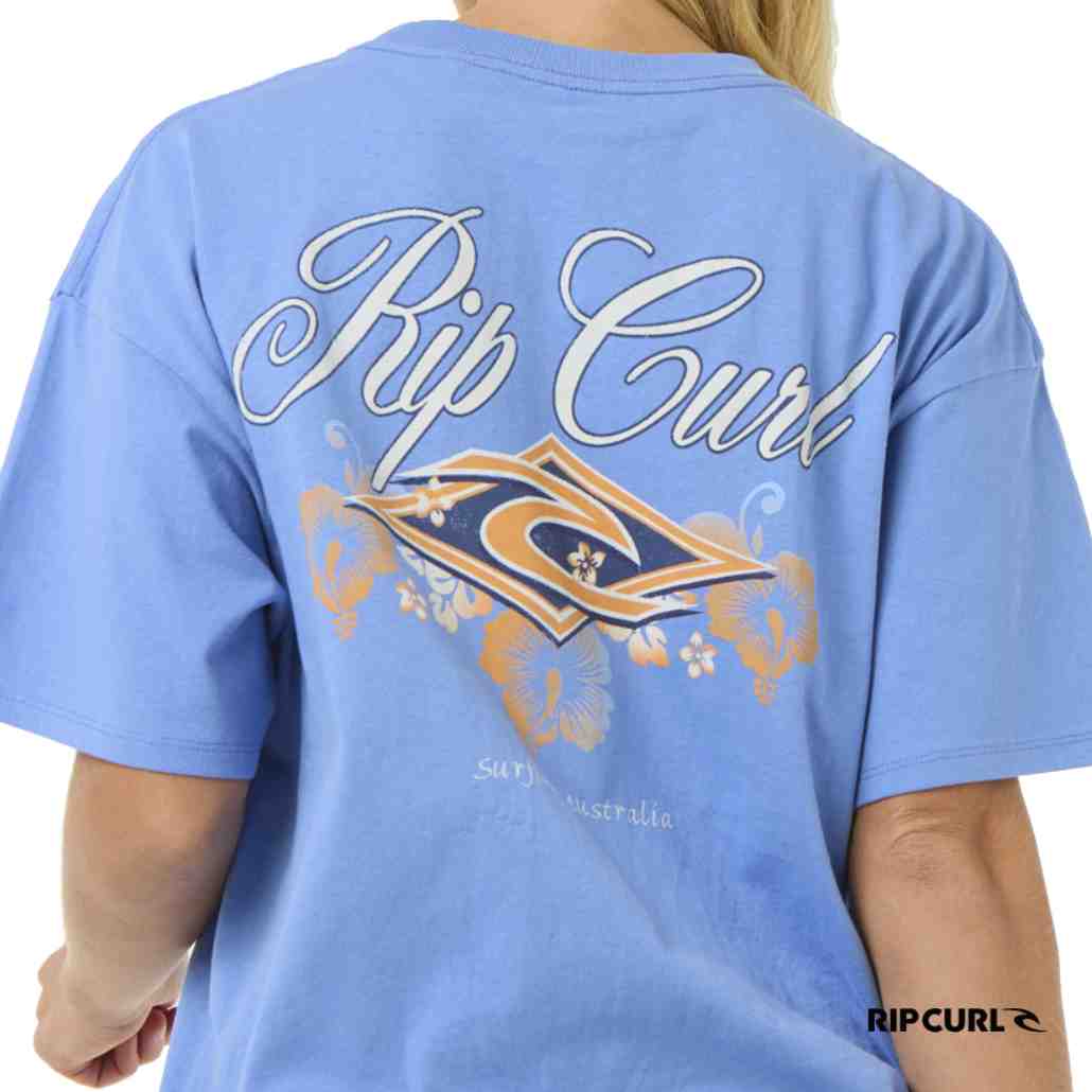 RIP CURL - ženska majica s kratkimi rokavi - Hibiscus Diamond Heritage Tee