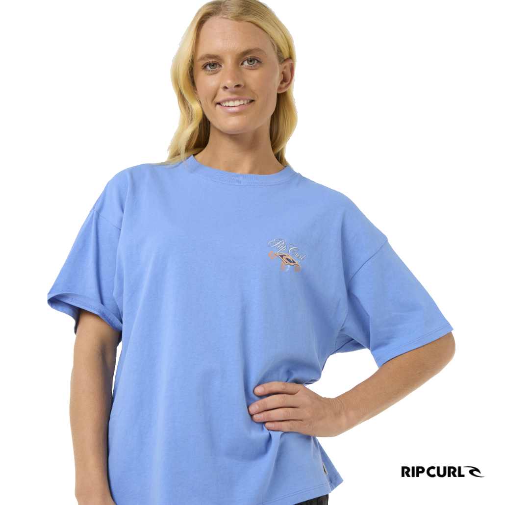 RIP CURL - ženska majica s kratkimi rokavi - Hibiscus Diamond Heritage Tee