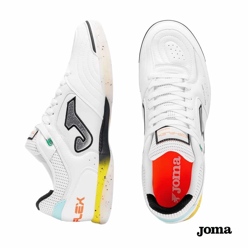 Moški dvoranski copati Joma Top Flex 2602 White Indoor - slika 5