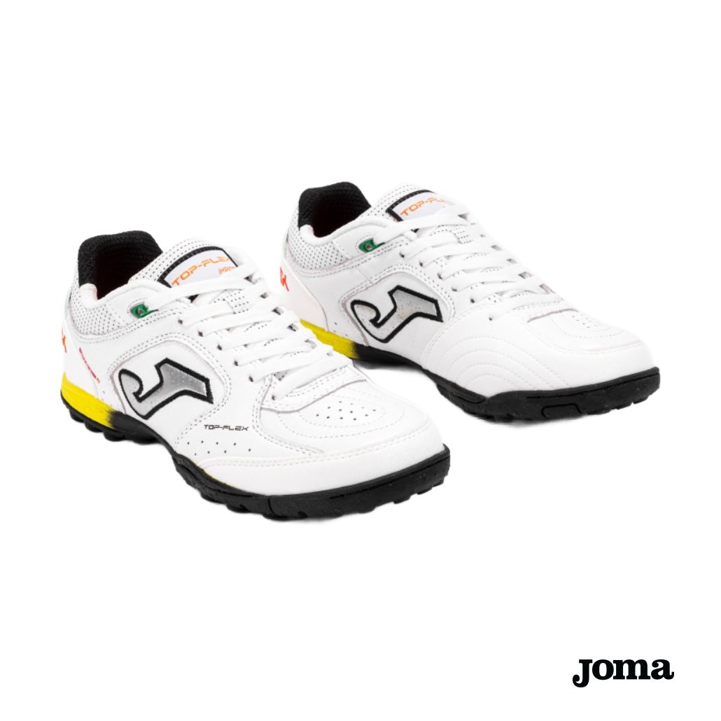 Moški turf nogometni copati Joma Top Flex 2602 White Turf - slika 3