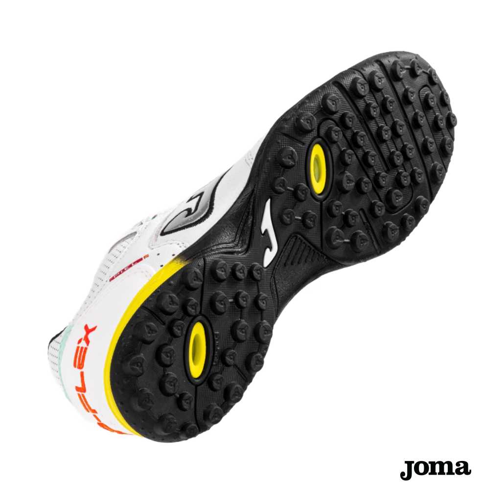 Moški turf nogometni copati Joma Top Flex 2602 White Turf - slika 2